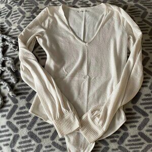 Abercrombie Soft Deep V-neck Body Suit - M